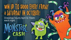 Win up to $1000 Every Friday & Saturday In October