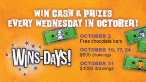 Win Up to $1000 Oct 31