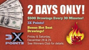 2 Days of Points, Cash, and Hot Seats