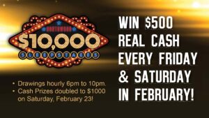 $500 Real Cash Every Friday & Saturday