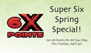 6X Points Tuesday April 30