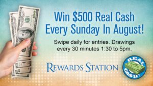 $500 Every Sunday In August
