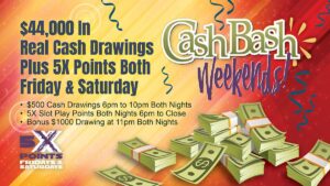 Cash Bash Weekends In September