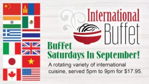 International Buffet Saturdays In September