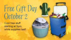 Free Gift Day October 2