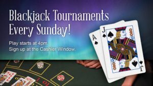 Blackjack Tournaments Sundays in November
