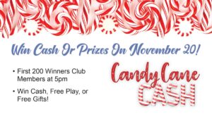 Win Cash or Prizes November 20