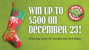 Win up to $500 Dollars