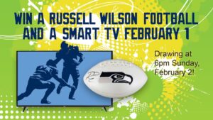 Russell Wilson Football & TV