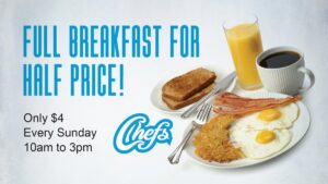 Half Price Sunday Breakfast