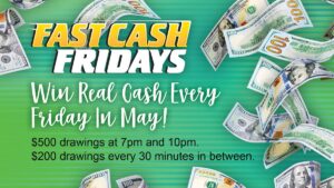 $200 to $500 Drawings every Friday