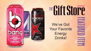 Energy Drinks At The Gift Store