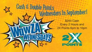 Win Cash & Earn Points Every Wednesday