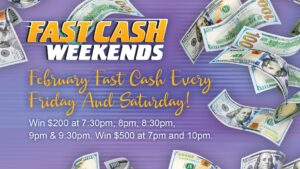 Fast Cash Drawings Every Friday & Saturday