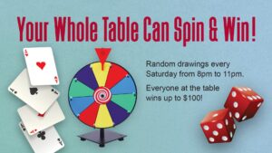 Spin To Win Cash On Saturdays