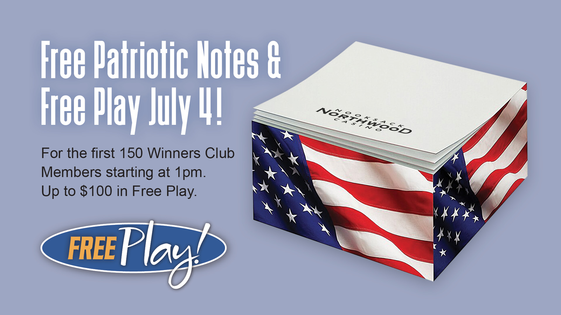 4th of July Free Play