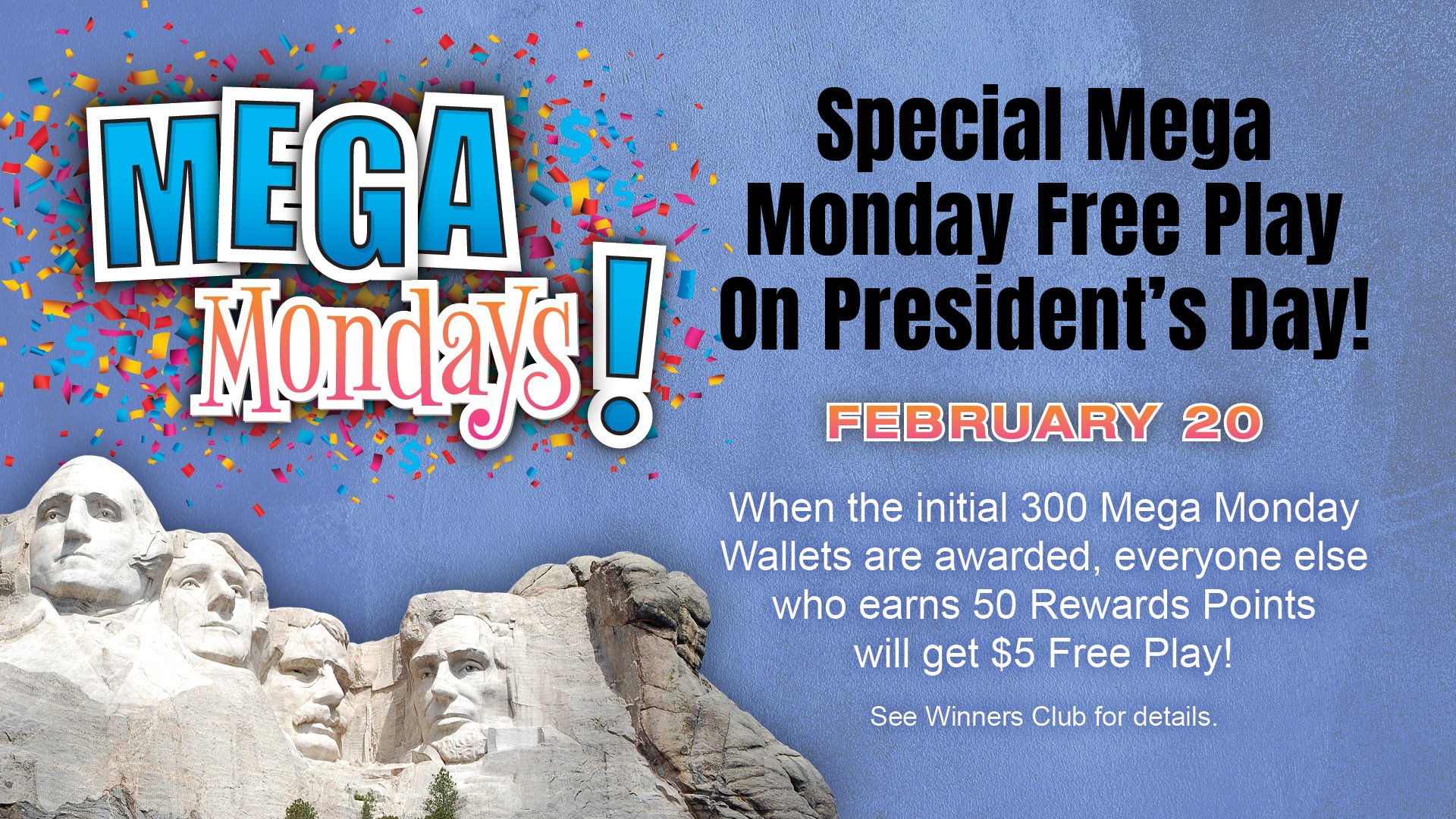 President's Day Free Play