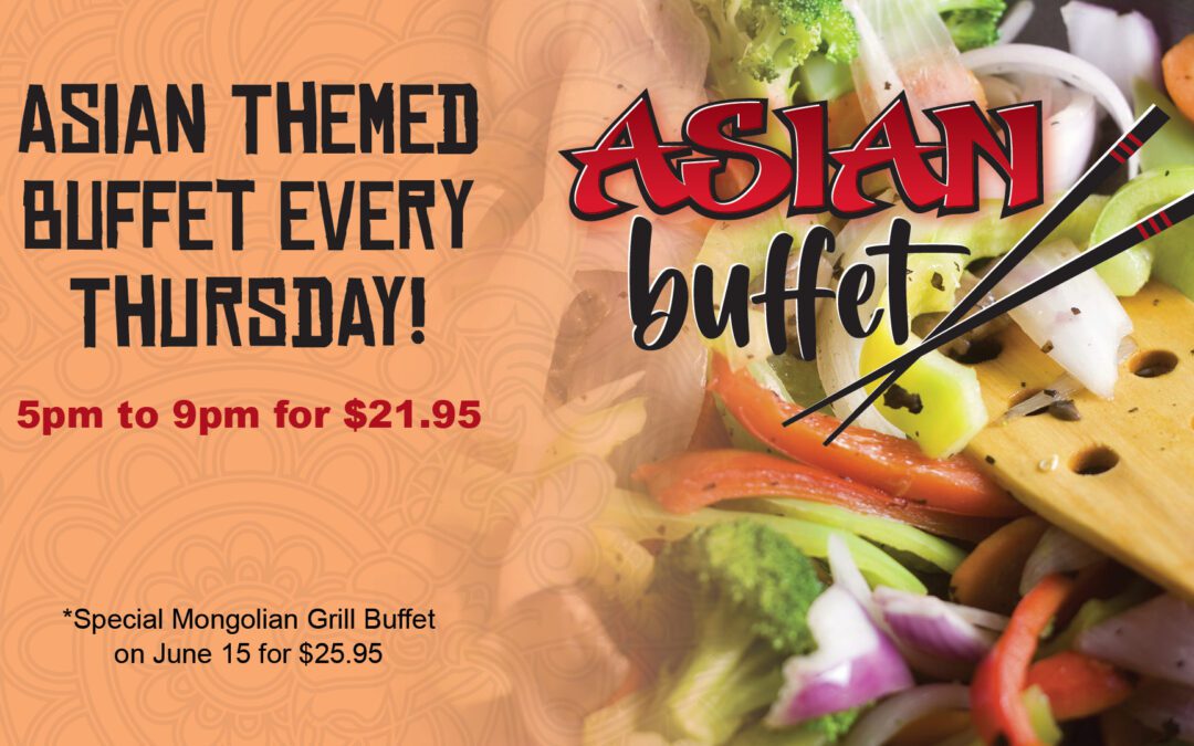 Enjoy All Your Favorite Asian Dishes On Thursdays At Prime Buffet!
