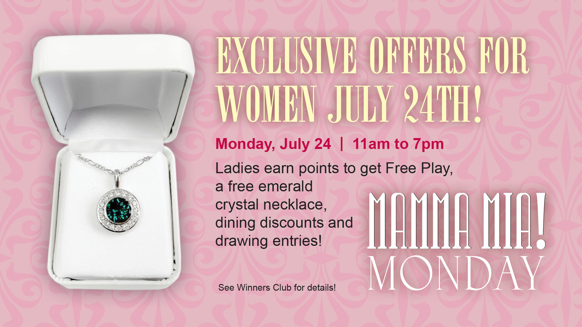 Free Emerald Crystal Necklace and More