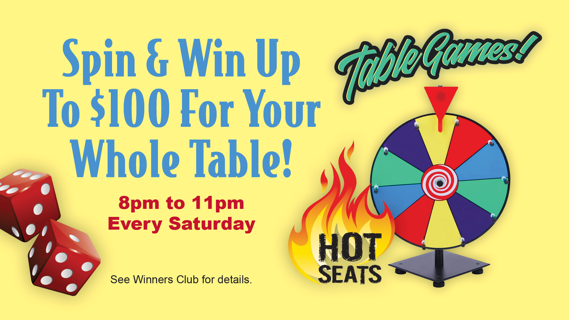 Spin & Win Table Games