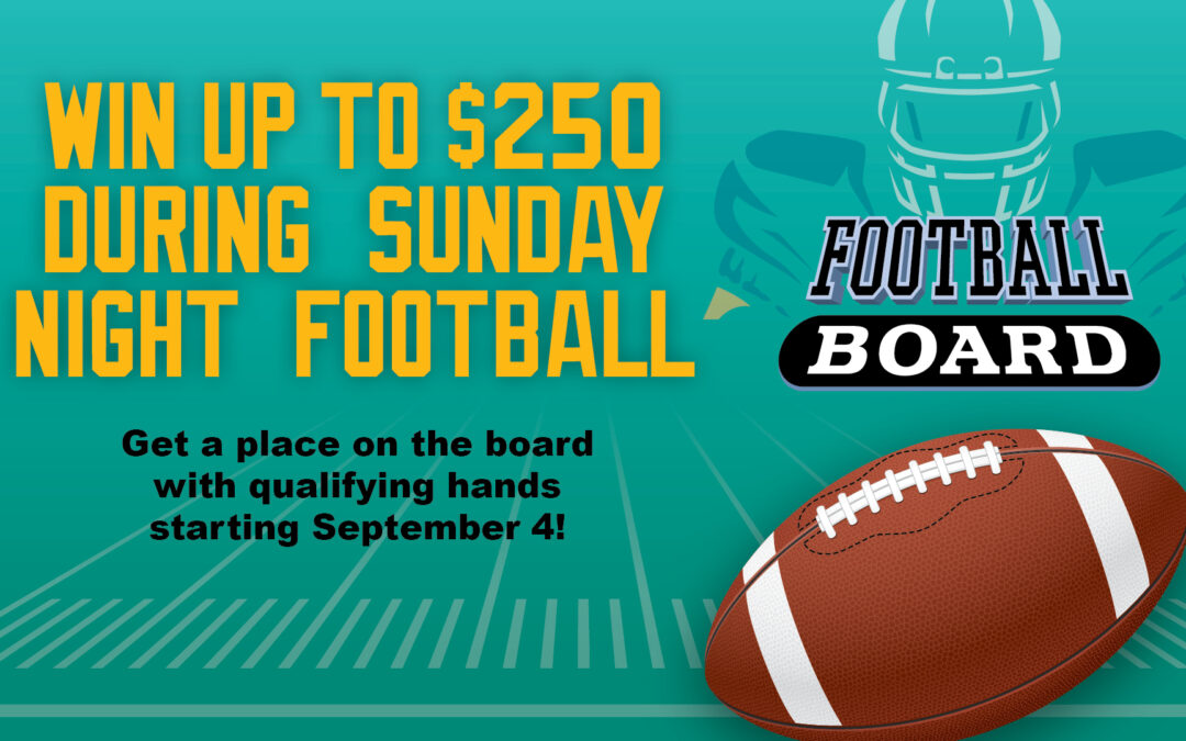 Win Up To $250 During Sunday Night Football!