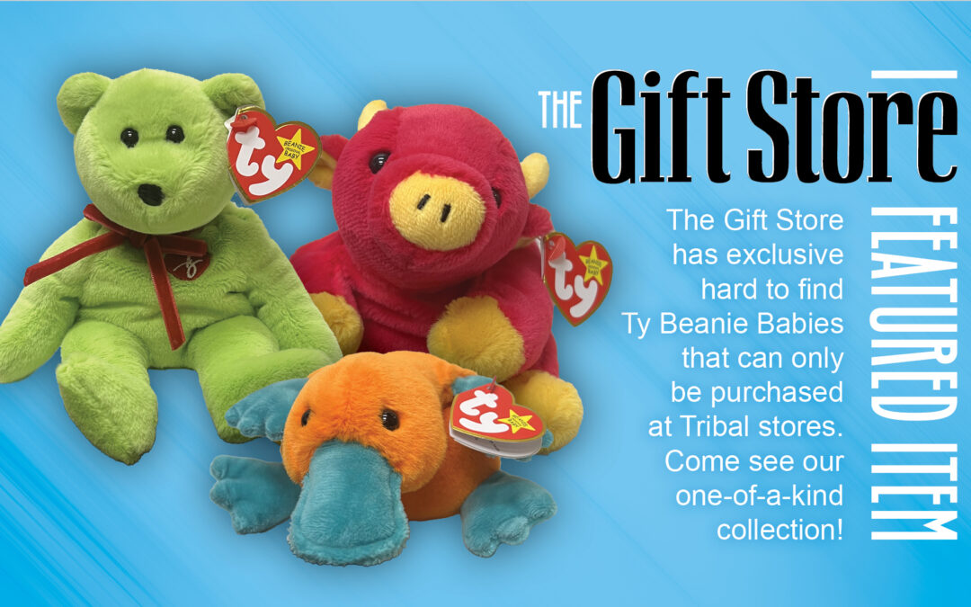 Visit The Gift Store for Exclusive Beanie Babies!