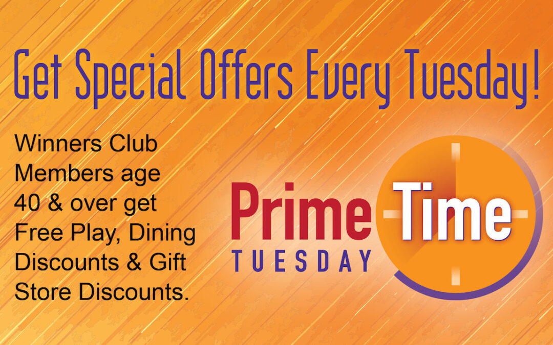 Free Play & More Every Tuesday For Winners Club Members!