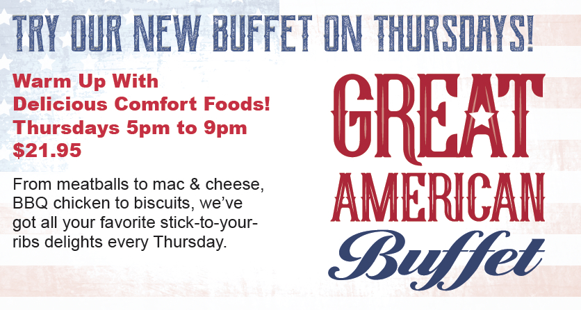 Great American Buffet Thursdays