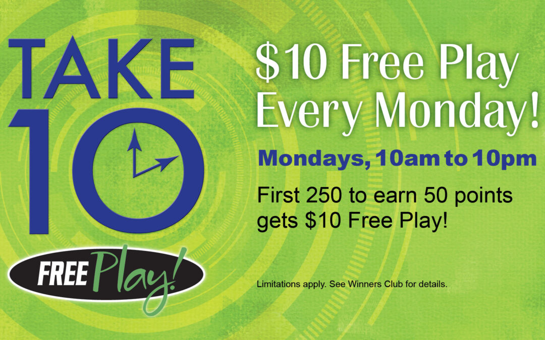 Free Play Every Monday In March!