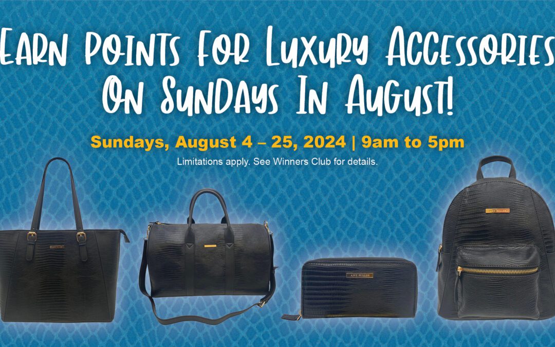 Earn Points To Get Stylish Snakeskin Accessories On Sundays In August!