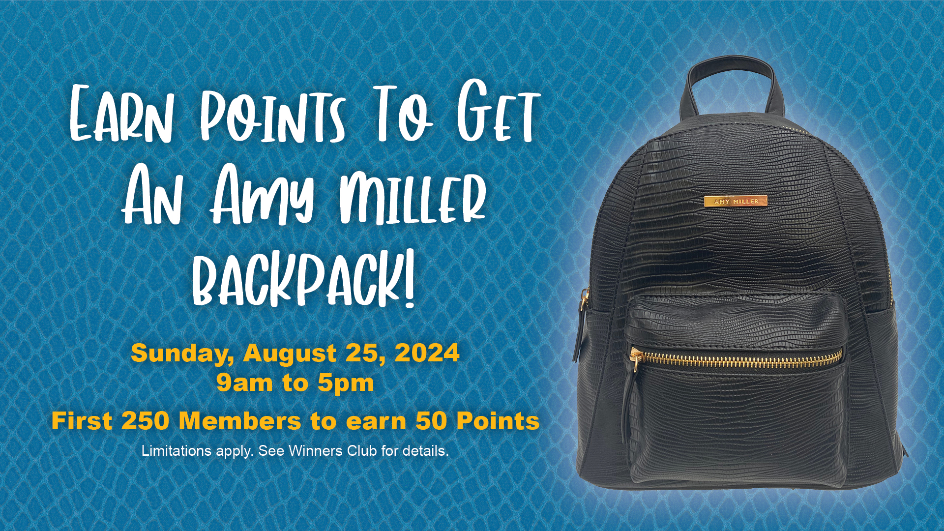 Amy Miller Backpack August 25