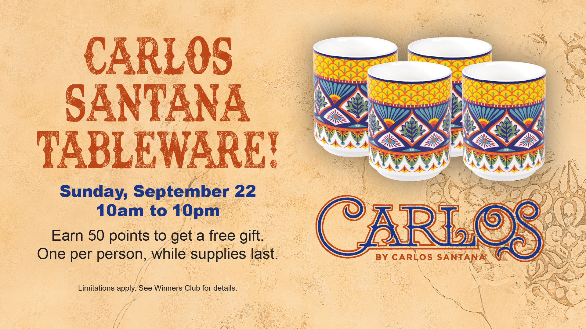 Carlos Santana Wine Glasses