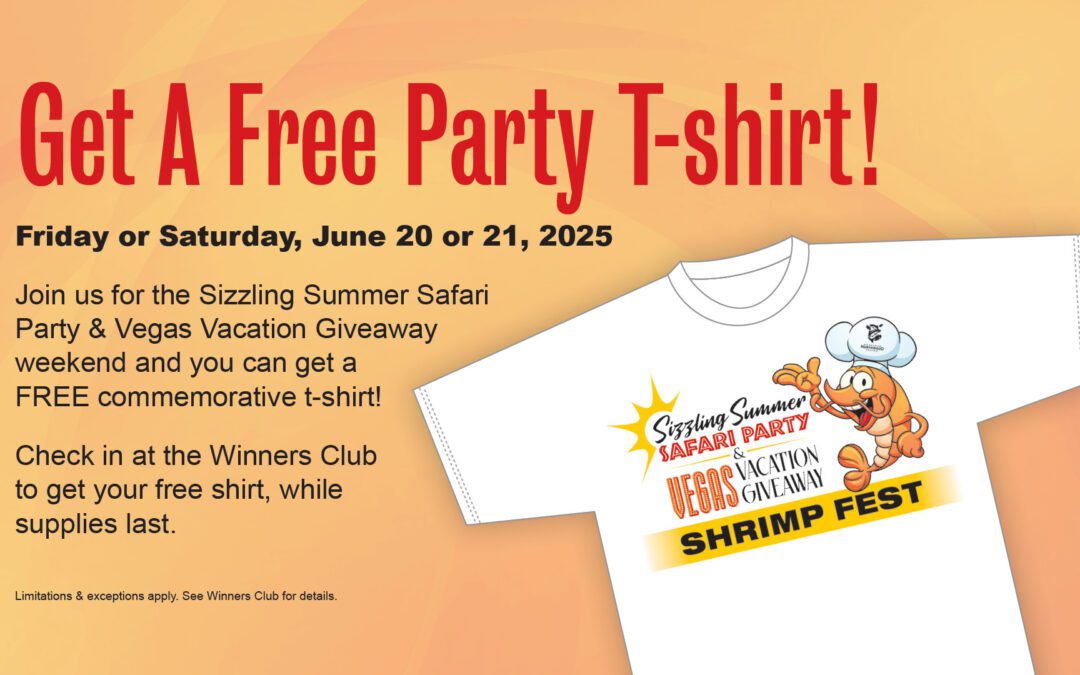 Get A Free Party T-shirt!