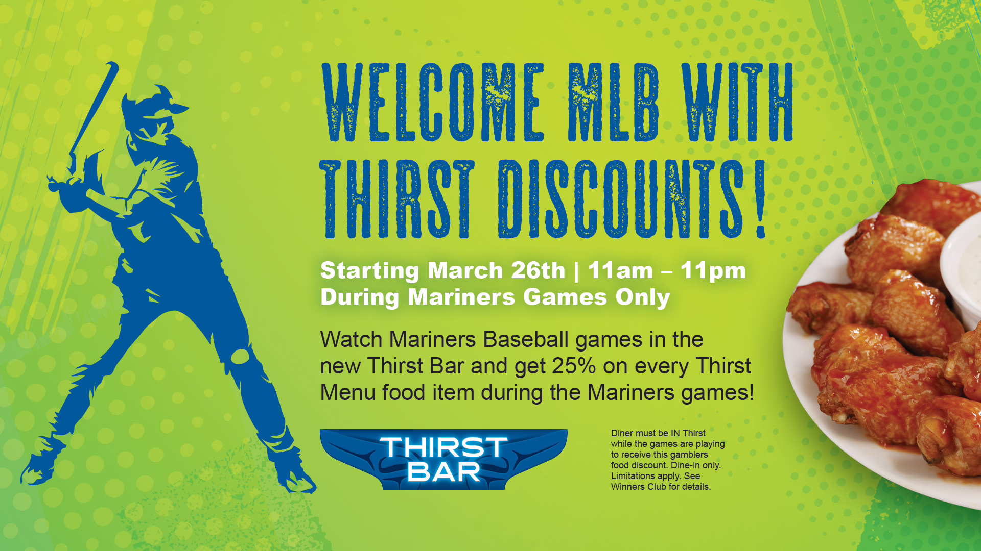 TV MLB 0326-2 Mariners Games in Thirst - specials