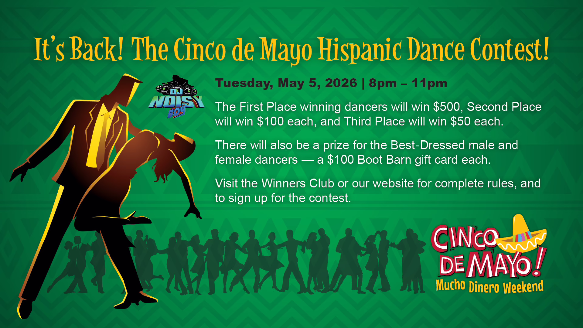 Dance contest on May 5th 2026
