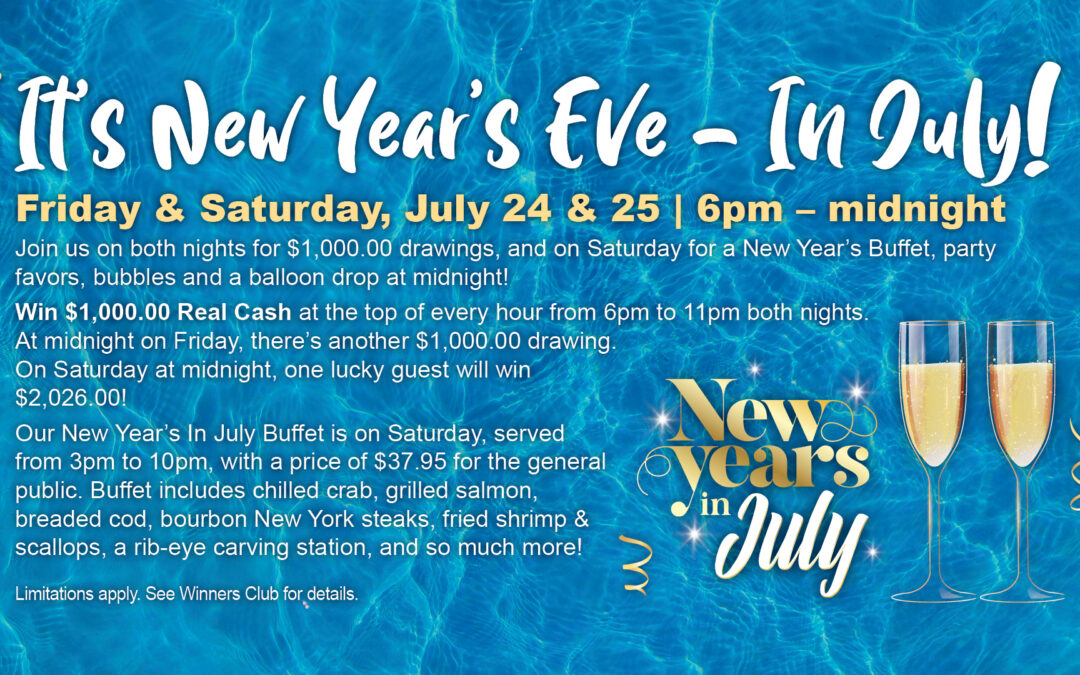 All The Thrills, All The Fun, & All The CASH of New Year’s — In July!
