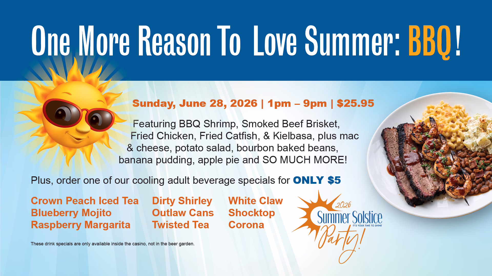 BBQ Buffet June 28th